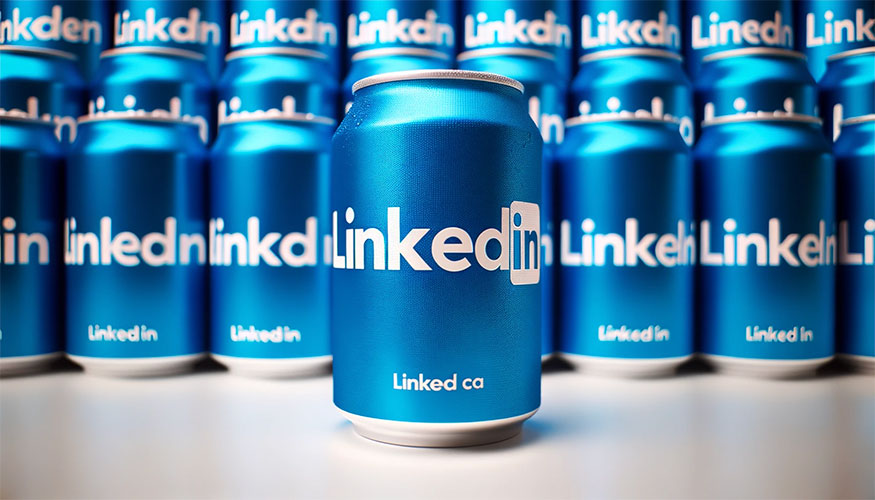 LinkedIn 可樂罐