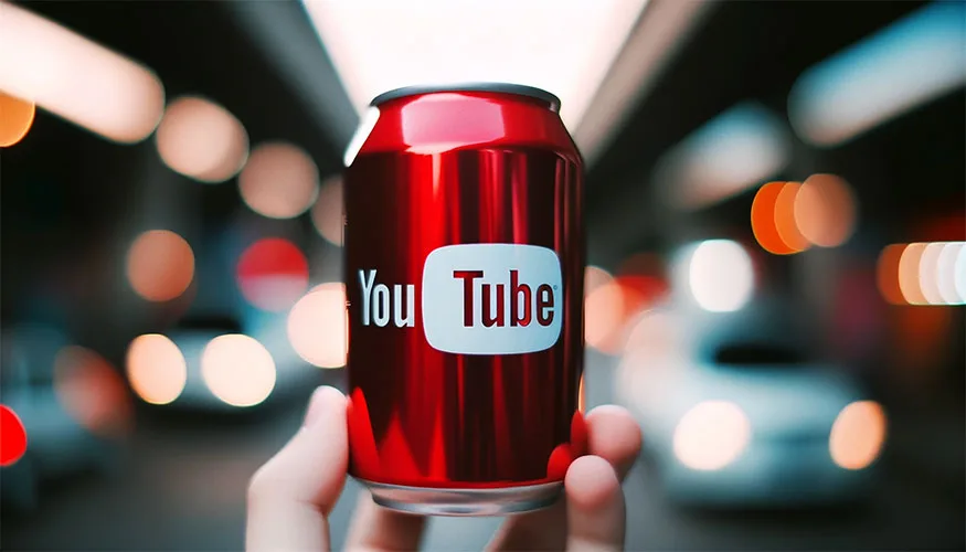 YouTube 可樂罐